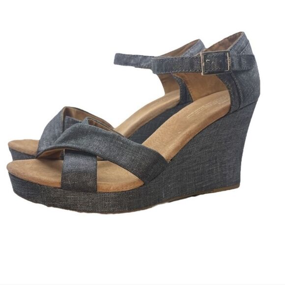 BRAND NEW WEDGE STYLE OPEN TOE ANKLE STRAP WOMEN"S SANDAL - Picture 16 of 16